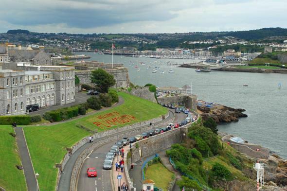 Ocean Crescent Plymouth City Centre Penthouse Level Leilighet Eksteriør bilde